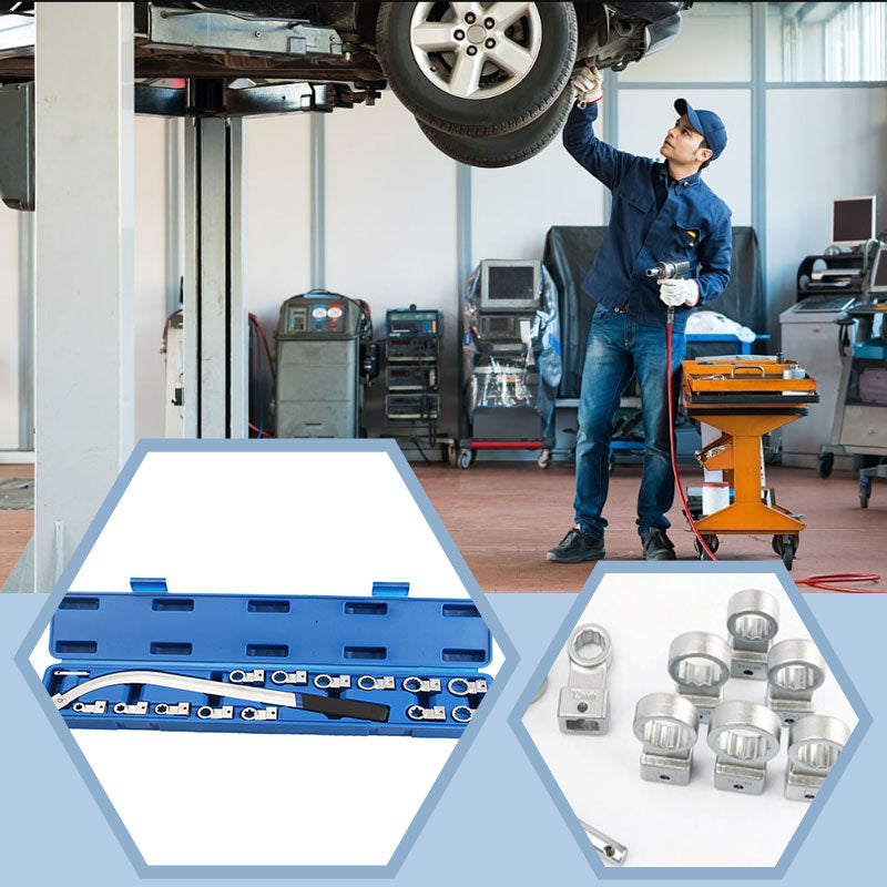 DWFEYOI Ölfilterschlüssel Mit Metallband - Verstellbarer Filterabzieher Für Auto & LKW