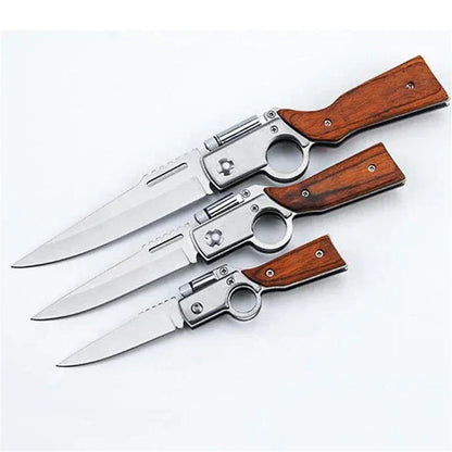 Multifunctional AK47 pocket knife for outdoor adventure and self-defense