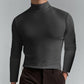 🎁【Geschenk-Empfehlung】Hochgeschlossenes Herren-T-Shirt mit langen Ärmeln und schmaler Passform