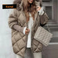 ❄️Winterschlussverkauf – 50% RABATT❄️Damen Midi-Parka mit Strickärmeln