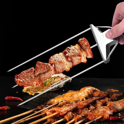 🔥50% OFF🔥Halbautomatische Grillgabel aus Edelstahl 🥩