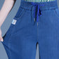 Schmale, lässige, gerade Jeans aus Eisseide
