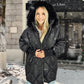 ❄️Winterschlussverkauf – 50% RABATT❄️Damen Midi-Parka mit Strickärmeln