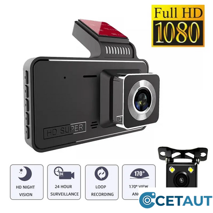 📹 Dual-Lens Dashcam mit 1080P HD & Nachtsicht – 170° Weitwinkel (Aktion: 49% sparen)