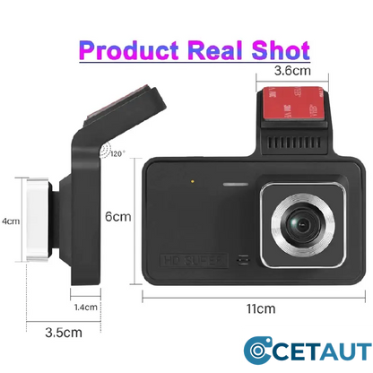 📹 Dual-Lens Dashcam mit 1080P HD & Nachtsicht – 170° Weitwinkel (Aktion: 49% sparen)
