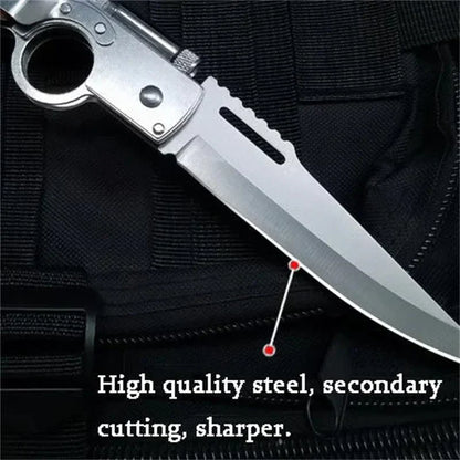 Multifunctional AK47 pocket knife for outdoor adventure and self-defense