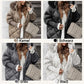 ❄️Winterschlussverkauf – 50% RABATT❄️Damen Midi-Parka mit Strickärmeln