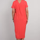 Lässiges Hemdkleid für Damen in großen Größen mit Blumendetails