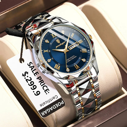 Top Marke Wasserdicht Leuchtend Luxuriöse Herrenuhr