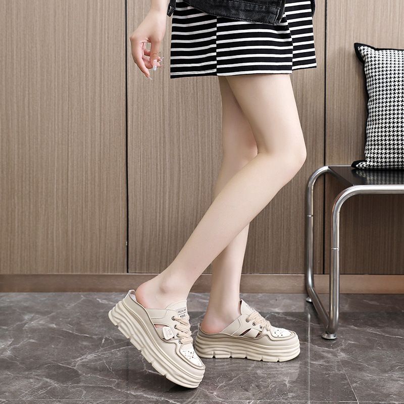 Lightweight Thick-sole Hollowed Breathable Shoes for Women