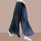 🔥Hot Sale 49% Off🔥Glasierte Eis Seide Boden-Länge Weites-Bein Culottes