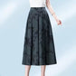 Elegante Chiffon-Culotte mit weitem Bein für Damen