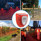 Solar 129dB Alarm Sicherheitsleuchte mit Bewegungsmelder