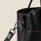 Retro Leder Schultertasche & Handtasche für Frauen