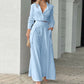 Elegantes zweiteiliges Set: langärmliges Oberteil mit Bündchen und Hose mit hoher Taille