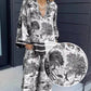 💥49% Rabatt für eine begrenzte Zeit💥😍🌿Printed causal loose suit for women in large sizes💋.