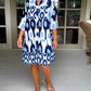 🍂Saisonwechsel-Rabatte 57% Rabatt🍂Plissee-Kleid mit Fleckenmuster