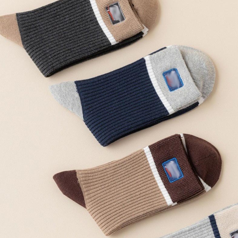 Herbst- und Winter-Herrensocken-Set mit antibakterieller Atmungsaktivität - Tolles Geschenk