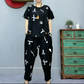 Lockeres T-Shirt 2-teiliges Set