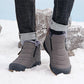 🎅Weihnachtsvorverkauf🎁Warme, wasserdichte Outdoor-Schneestiefel mit Kunstfellfutter für den Winter