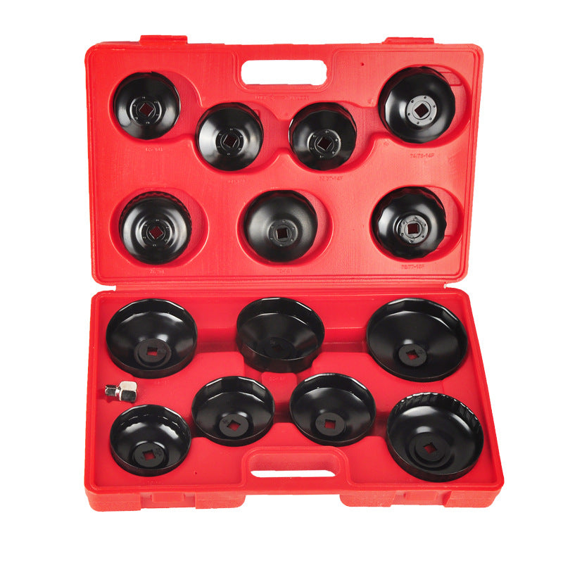 14-Piece Oil Filter Cap Wrench Tool Set