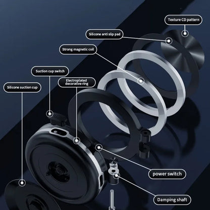 Magnetische Telefonhalterung für Fahrzeuge mit Vakuumadsorption