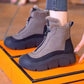 ✨Herbst-Winter-Serie✨Wasserdichte, warme Schneestiefel mit Reißverschluss für Damen
