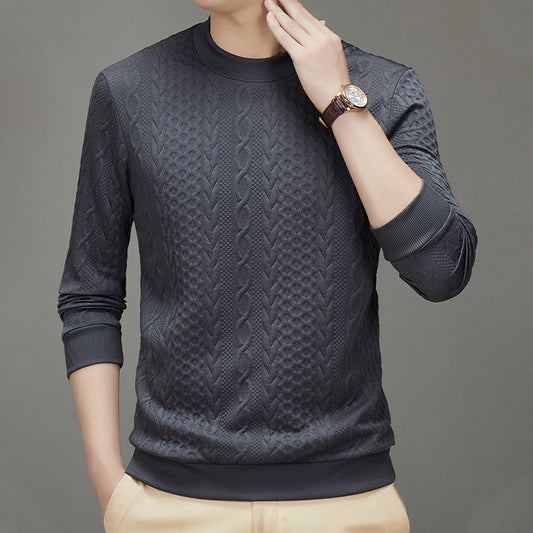Pullover mit Zopfmuster für Herren