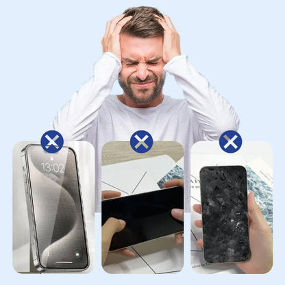 50%Rabatt🔥Multi-Angle Anti-Peep-Hartfolienset für das iPhone