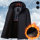 [Warmes Geschenk] Herren-Thermo-Parka mit dicker Kapuze