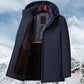 [Warmes Geschenk] Herren-Thermo-Parka mit dicker Kapuze