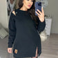 Schickes Cutout-Sweatshirtkleid für Damen