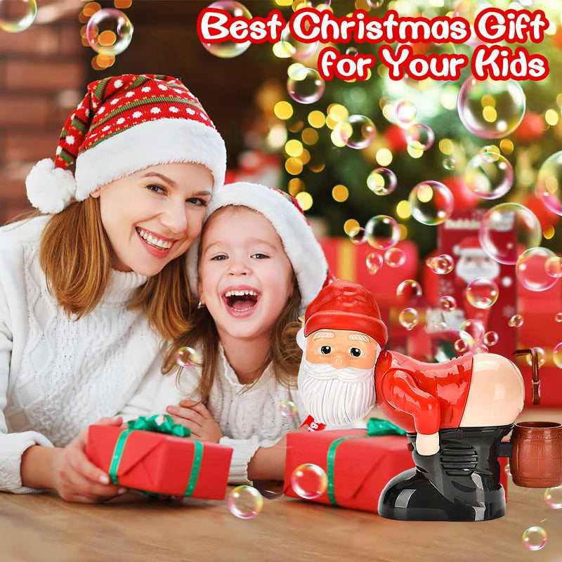 🎅 XMAS Angebote-50%Rabatt 🎄 Lustige Weihnachtsmann Seifenblasenmaschine