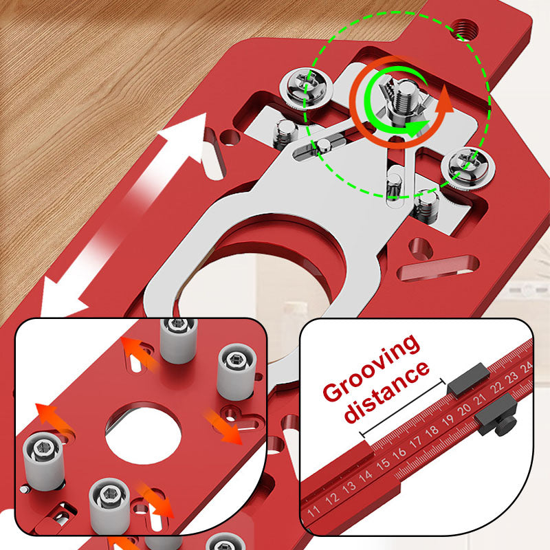 📦📦Kostenloser Versand🔥-Anpassungsfähige Fräsmaschine mit geschlitzter Basis für die Holzbearbeitung