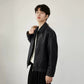 ✨Neue Ankunft✨Männer PU Leder Revers Jacke