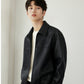 ✨Neue Ankunft✨Männer PU Leder Revers Jacke