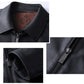 Herren Casual Business Revers PU Lederjacke