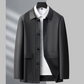 Warm gefütterte Lederjacke für Herren