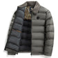 Wärmende, wasserdichte Herren-Daunenjacke mit Kragen