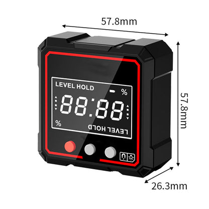 Magnetischer Laser-Digitalwinkelmesser mit Wasserwaage