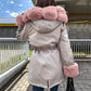 🔥🖤Black Friday Sale🔥Women’s Parka Jacket with Removable Fluffy Trim