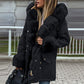 🔥🖤Black Friday Sale🔥Women’s Parka Jacket with Removable Fluffy Trim