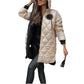 🌸Winterjacke mit Kapuze und Reißverschluss Warm gepolstert für Frauen
