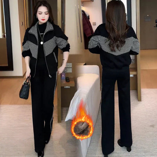 Damenmode Casual Patchwork Mantel Jacke