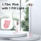 Bluetooth-Selfie-Stick-Stativ mit LED-Fotolicht