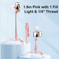 Bluetooth-Selfie-Stick-Stativ mit LED-Fotolicht