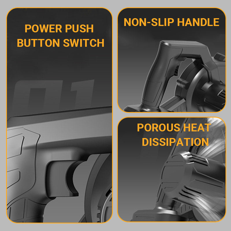 Leistungsstarkes kabelloses Multifunktionsgebläse und Staubsaugerset