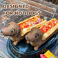 Decorative Dachshund Tray for Hot Dogs