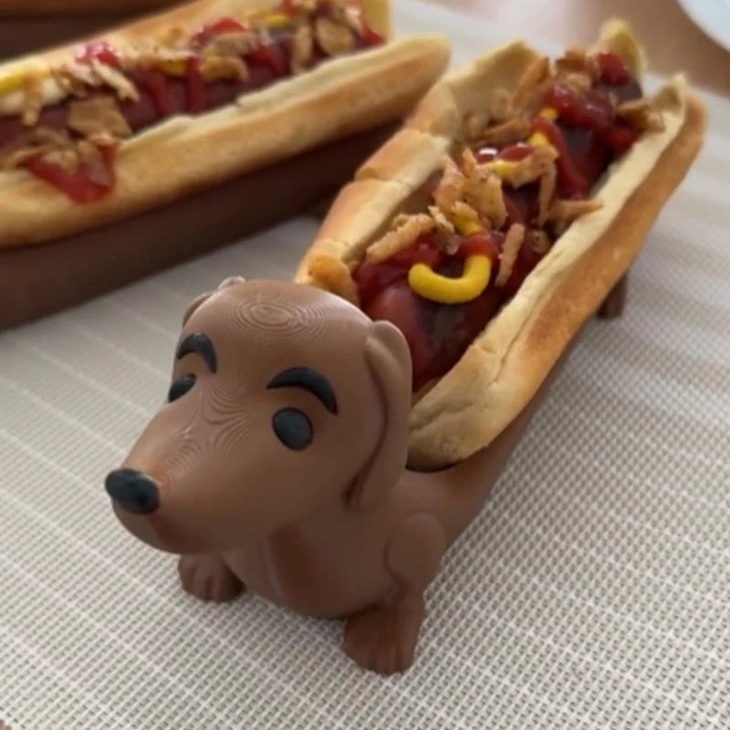 Decorative Dachshund Tray for Hot Dogs