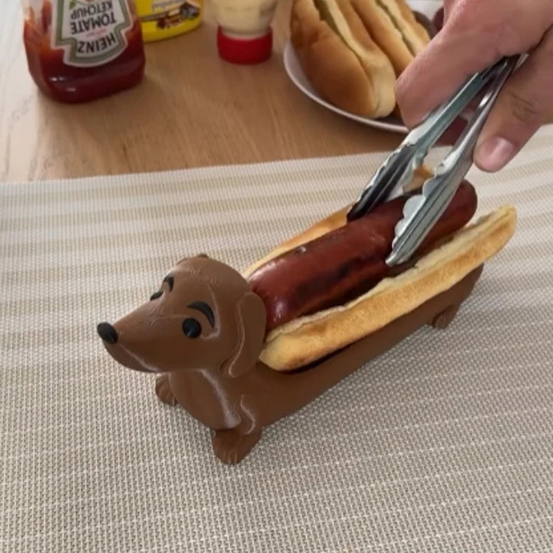 Decorative Dachshund Tray for Hot Dogs